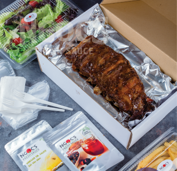 Combo sườn nướng xốt BBQ Châu Á 500g